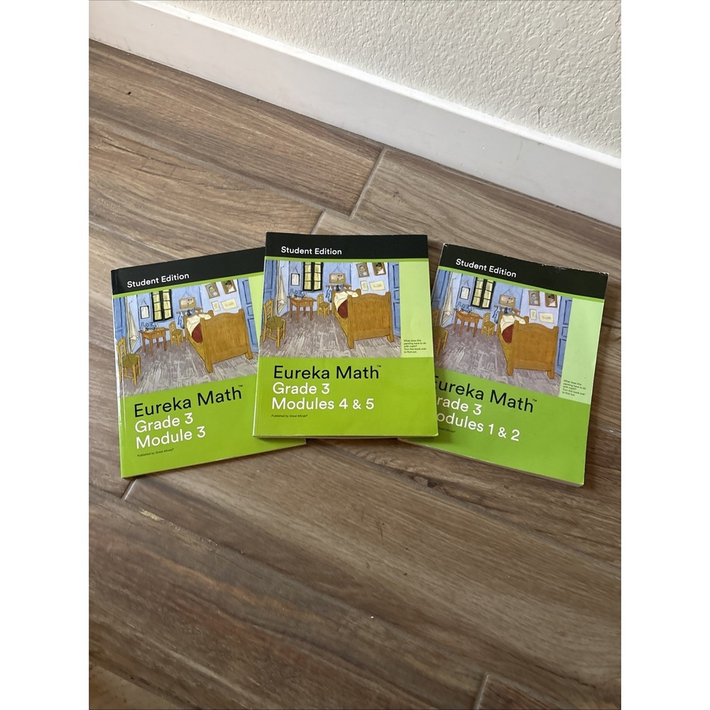 EUREKA MATH Grade 3 Student Edition MODULE 1,2,3,4,5 Workbooks Homeschool